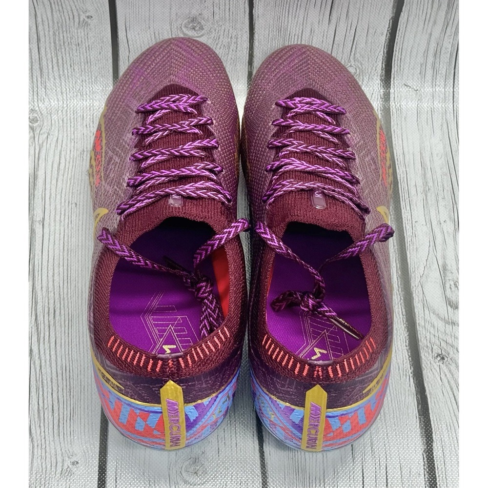 Nike Zoom Mercurial Vapor 15 Elite FG Mbappé Dark Beetroot Size 8 DJ4977‑605 - Picture 3 of 8